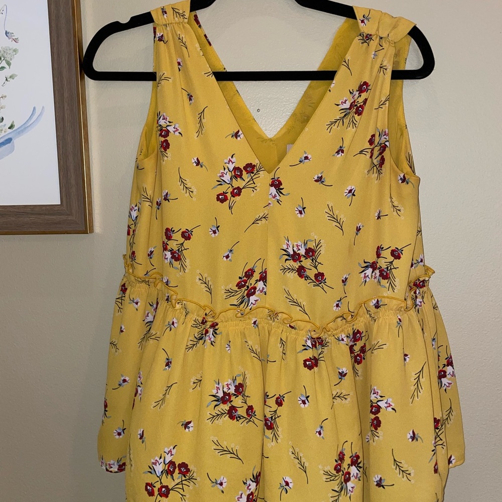 Loft Peplum Top